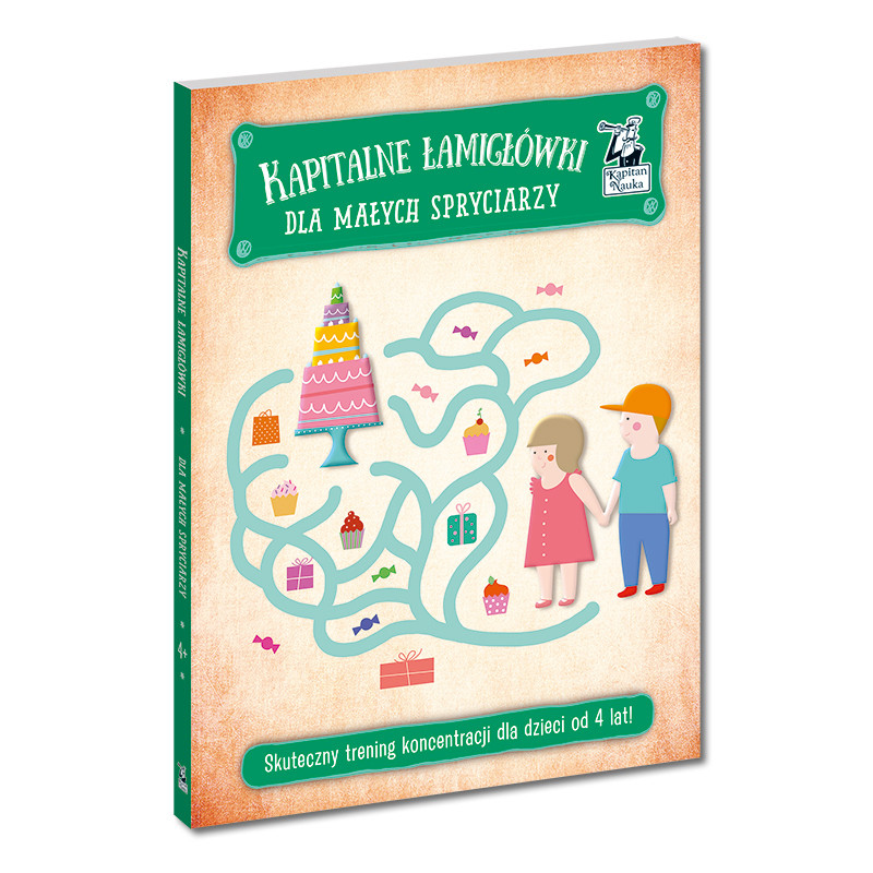Kapitan Nauka Kapitalne łamigłówki dla małych spryciarzy 4+