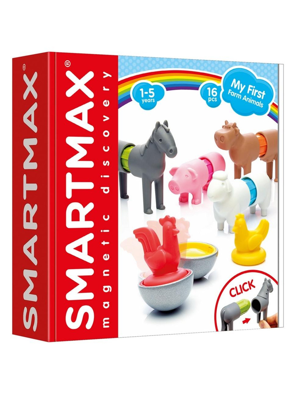 Klocki magnetyczne 1-5lat Farma | SmartMax