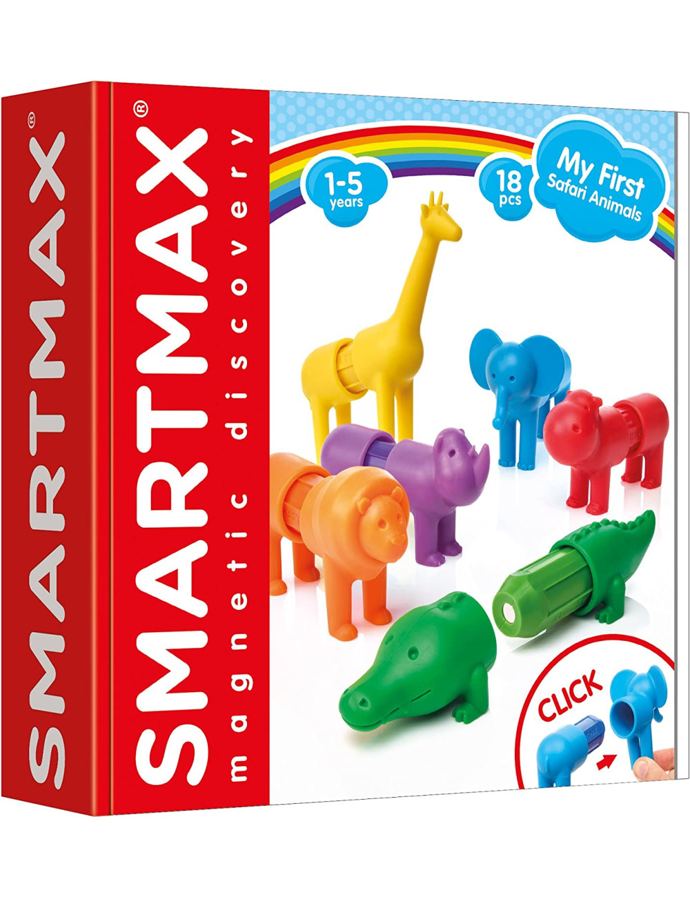 Klocki Magnetyczne 1-5 lat Safari | SmartMax