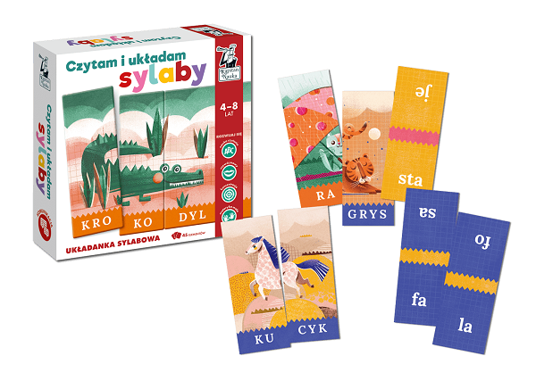 Czytam i układam sylaby. Układanka sylabowa | Kapitan Nauka - obrazek 2