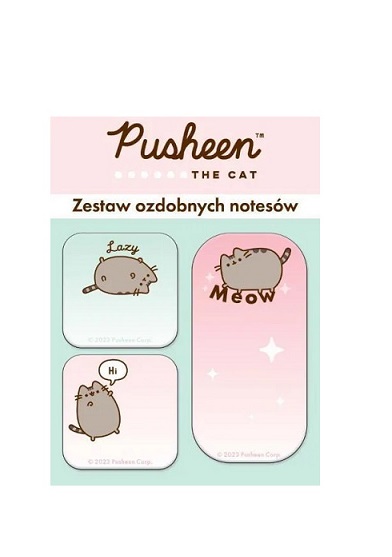 Zestaw ozdobnych notesów Pusheen