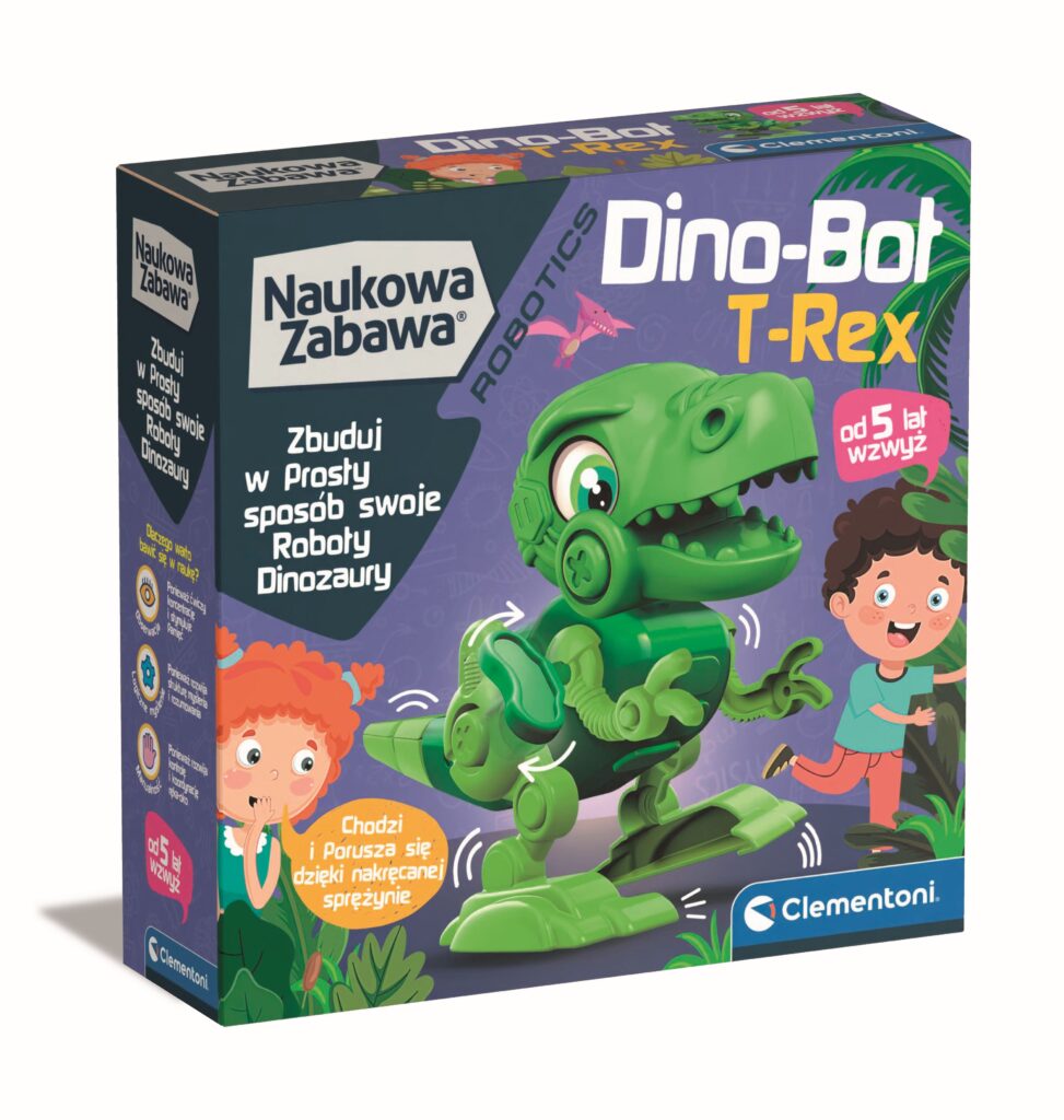 Naukowa zabawa. Dino-Bot T-Rex Clementoni