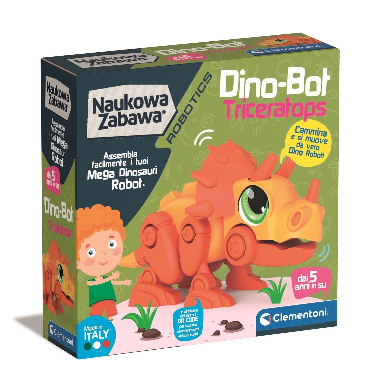 Naukowa zabawa. Dino-Bot Triceratops