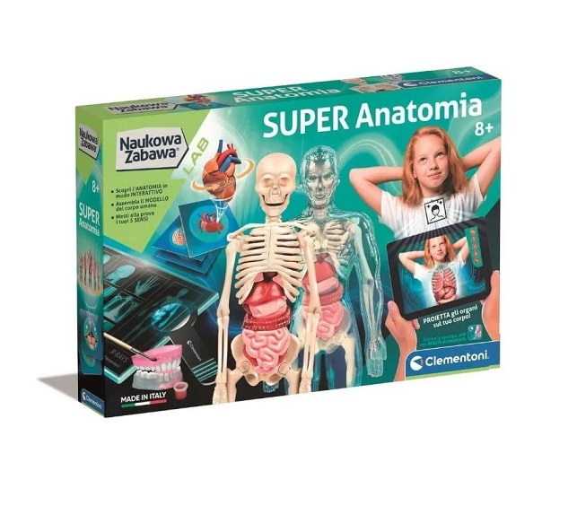 Naukowa zabawa -Super Anatomia Clementoni