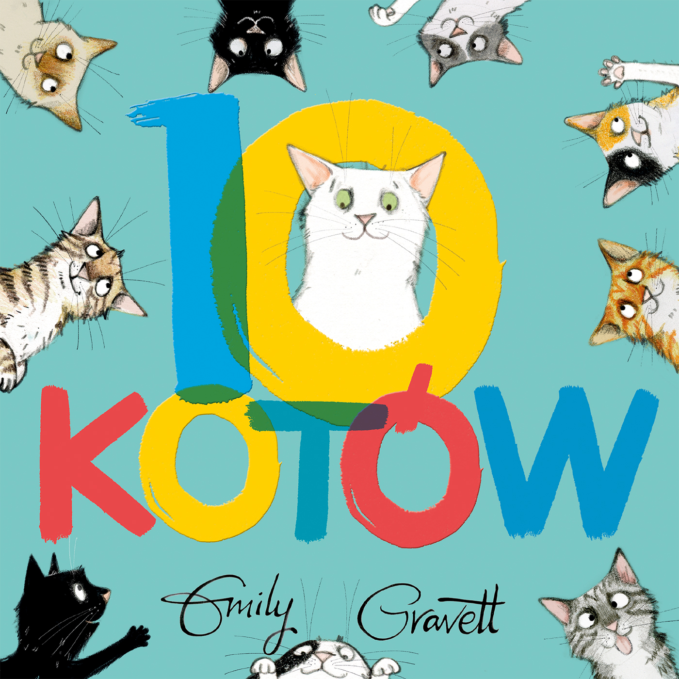 Książka 10 kotów Emily Gravett