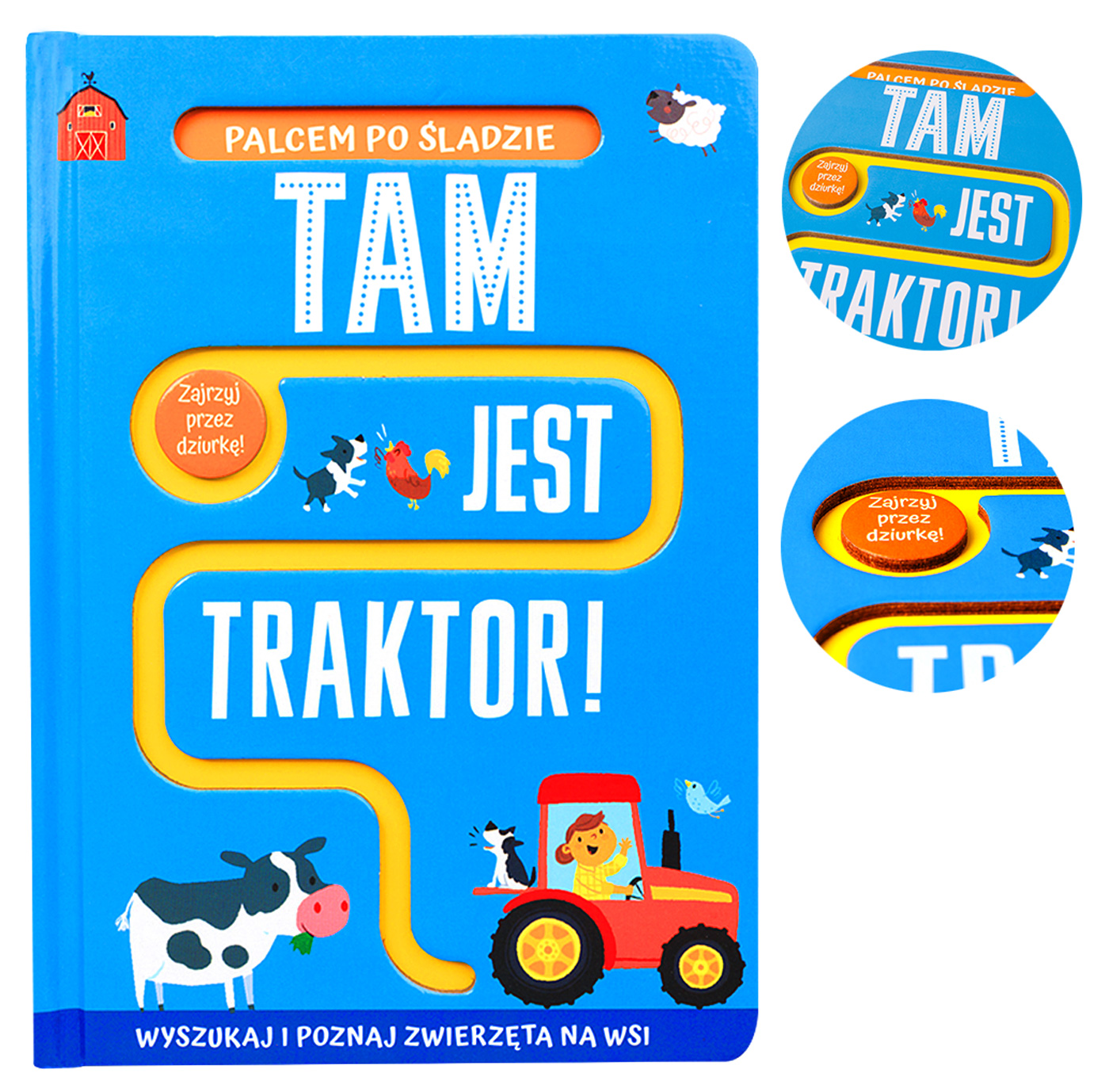 Książka Palcem po śladzie. Tam jest traktor!