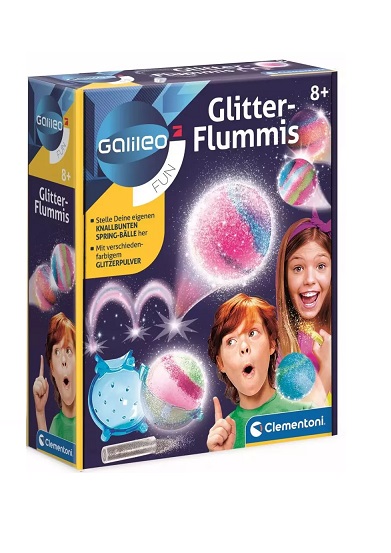 Naukowa zabawa. Brokatowe piłeczki   | Clementoni