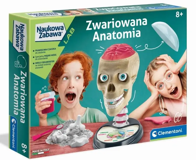 Naukowa zabawa -Zwariowana anatomia Clementoni