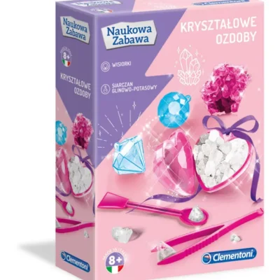 Naukowa zabawa. Kryształowe ozdoby  | Clementoni