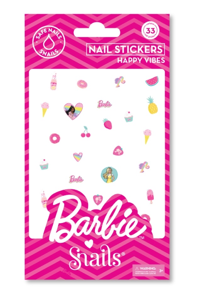 Naklejki na paznokcie Barbie Happy Vibes Snails