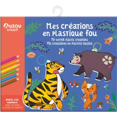 Zestaw DIY Magiczny plastik breloczki termokurczliwe   | Auzou