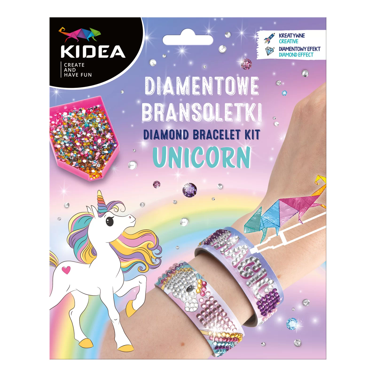 Diamentowe bransoletki Unicorn | Kidea