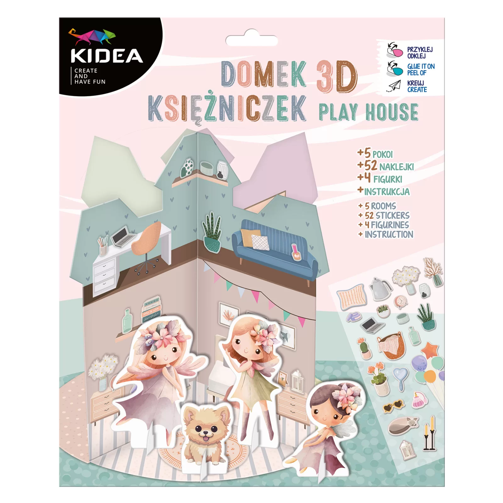 Kreatywny domek dla Księżniczek 3D | Kidea