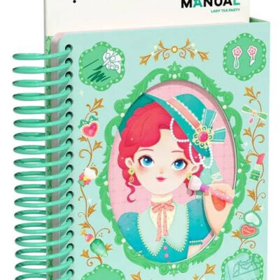 Zeszyt kreatywny małej makijażystki - Dama na przyjęciu herbacianym  mideer