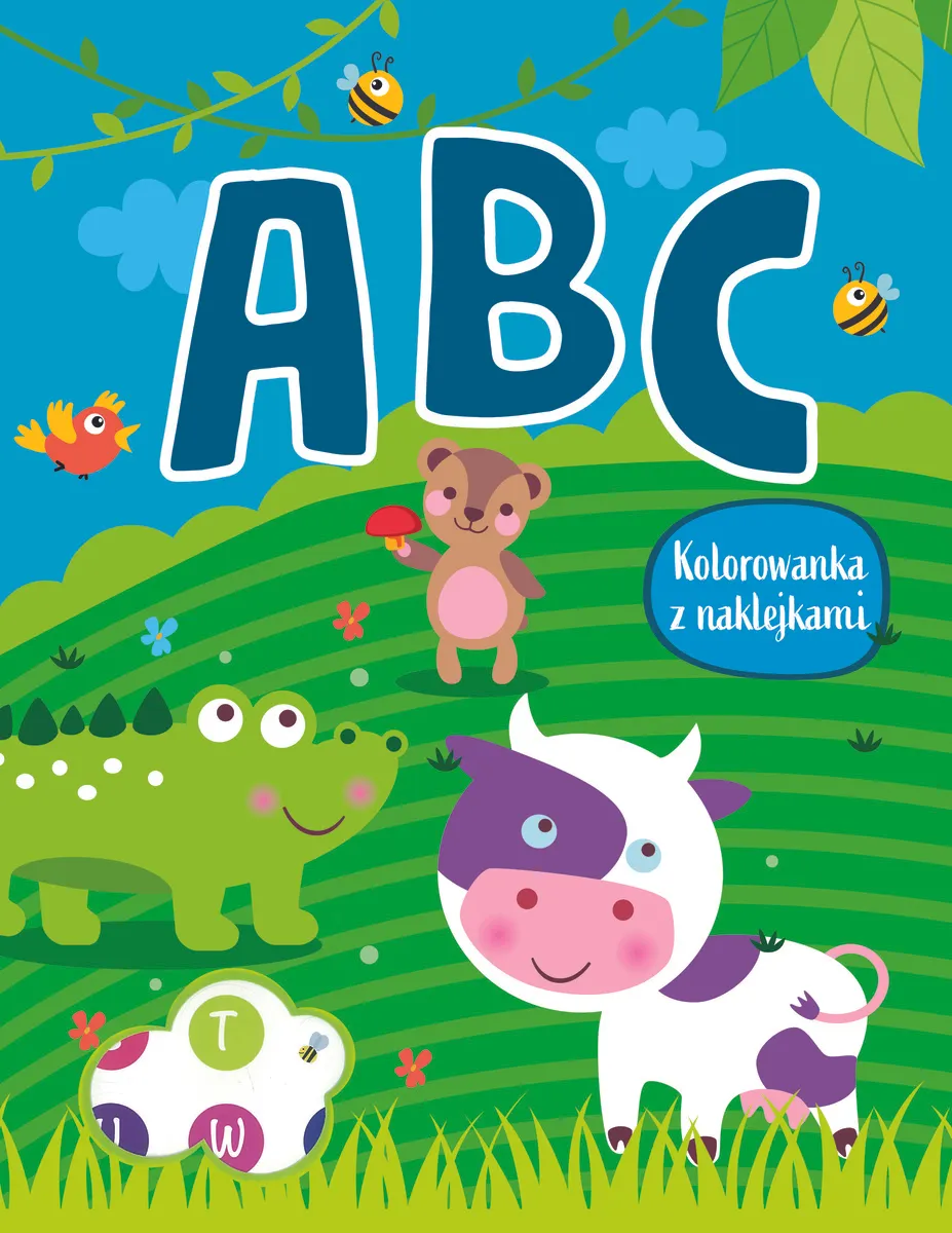ABC Kolorowanka z naklejkami