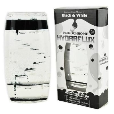 Klepsydra żelowa czarno-biała  | Robetoy