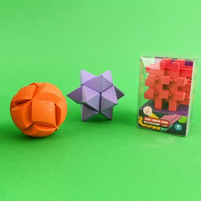 IQ puzzle kolorowe drewniane łamigłówki| Robetoy