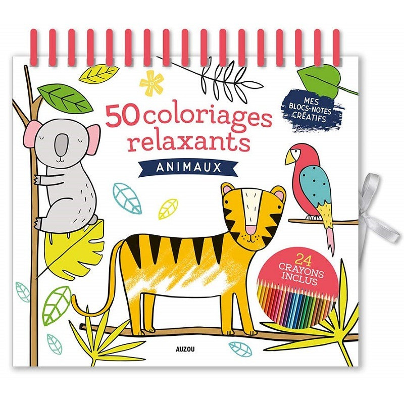 50 kolorowanek zwierzęta | Auzou