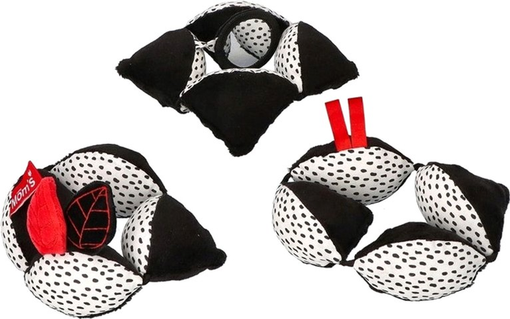 Piłka Takana z lusterkiem kontrastowa Mom's Care - obrazek 2