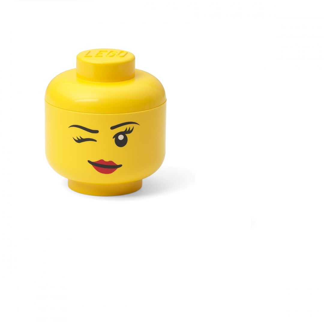 Pojemnik mała  głowa LEGO® – Dziewczynka (Oczko)