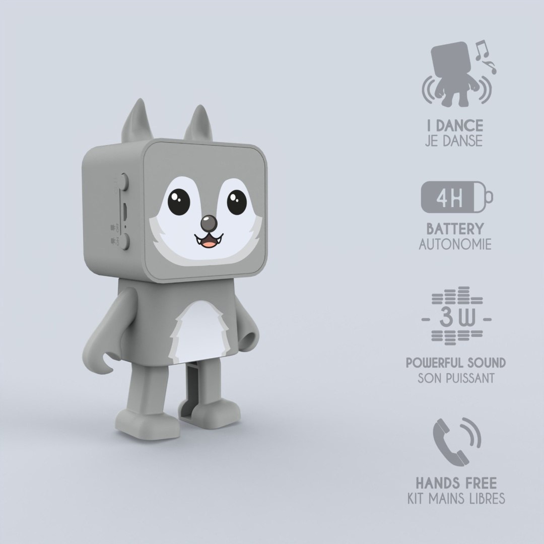 Tańczący głośnik Wilk MOB