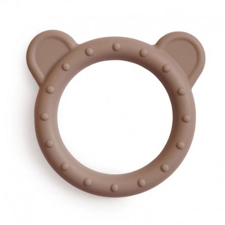 Gryzak silikonowy bransoletka Bear Natural  Mushie