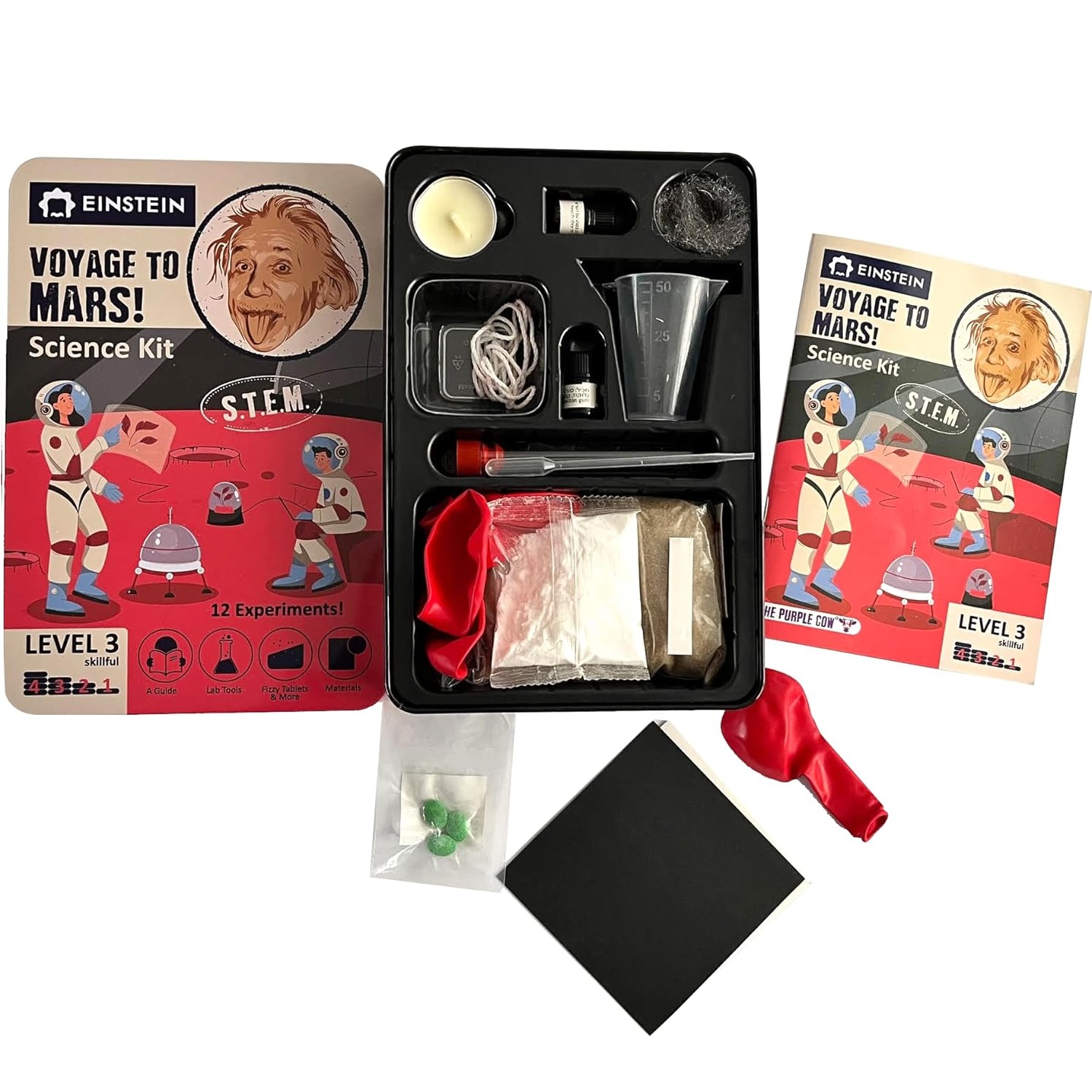 Zestaw do robienia eksperymentów Podróż na Marsa The Purple Cow - obrazek 2