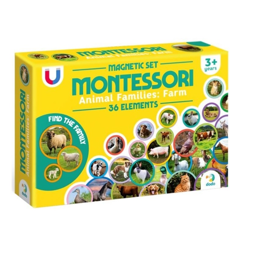 Zestaw magnetyczny Zwierzęta na farmie