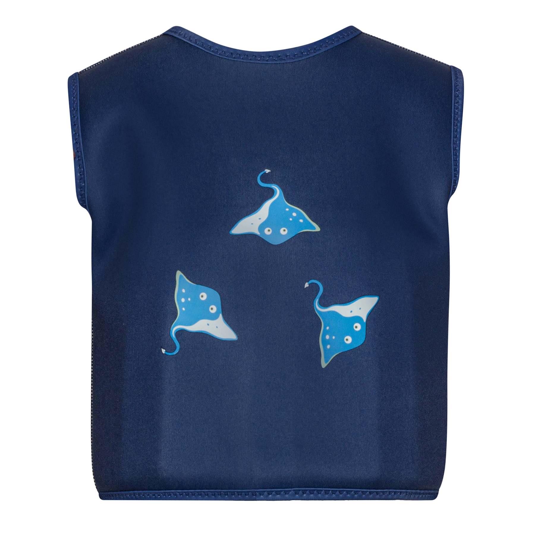 Kamizelka do pływania Neo Navy Skate Fish 3-6L - obrazek 2