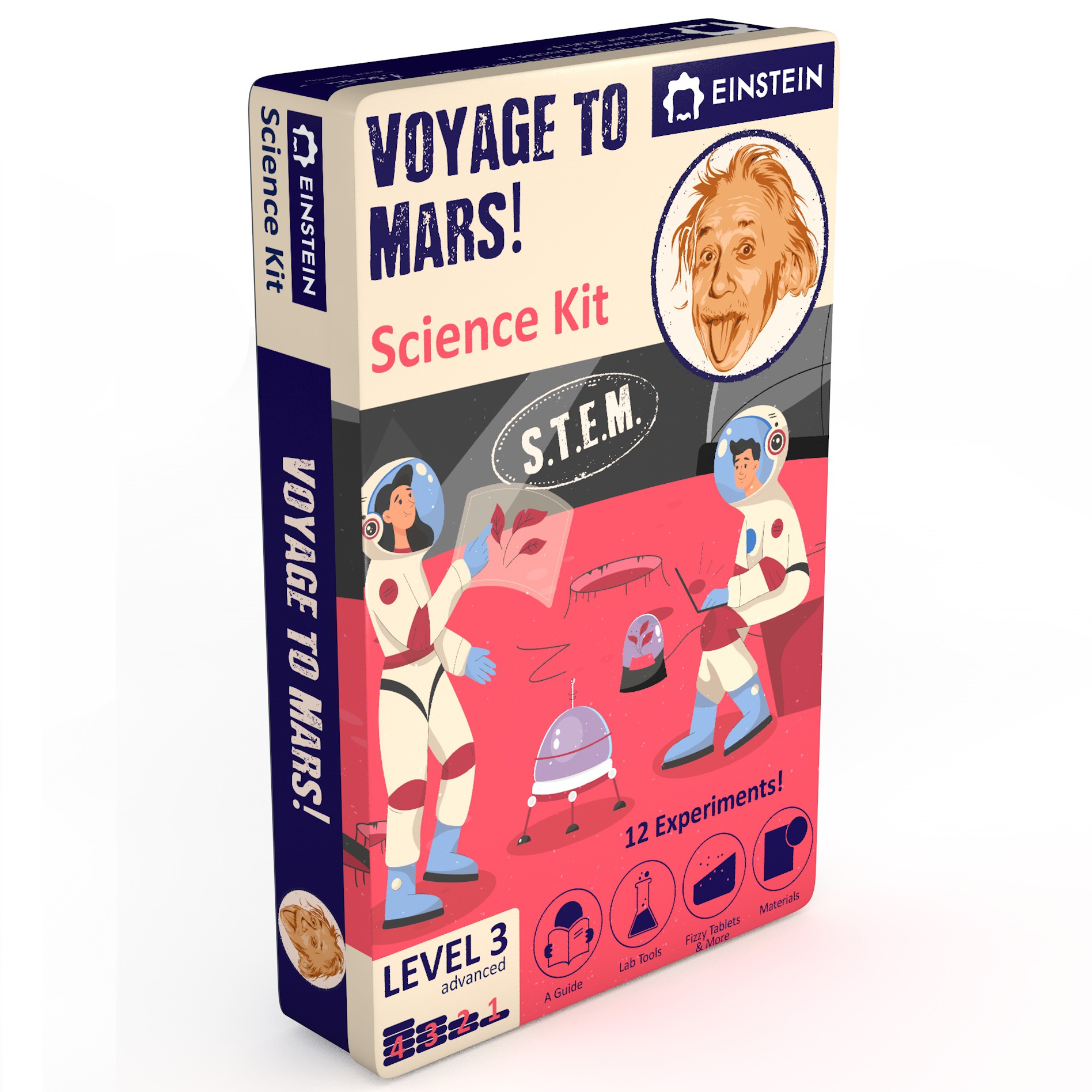 Zestaw do robienia eksperymentów Podróż na Marsa The Purple Cow