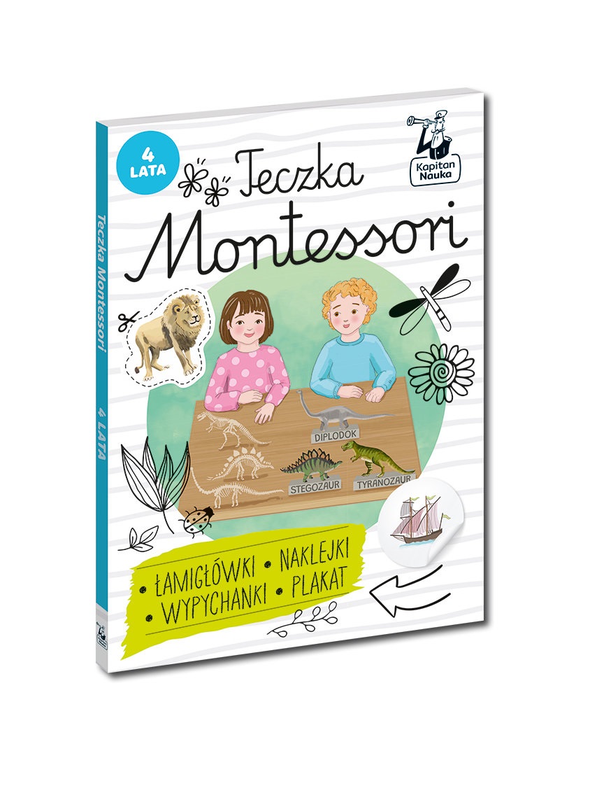 Teczka Montessori 4lata Kapitan Nauka
