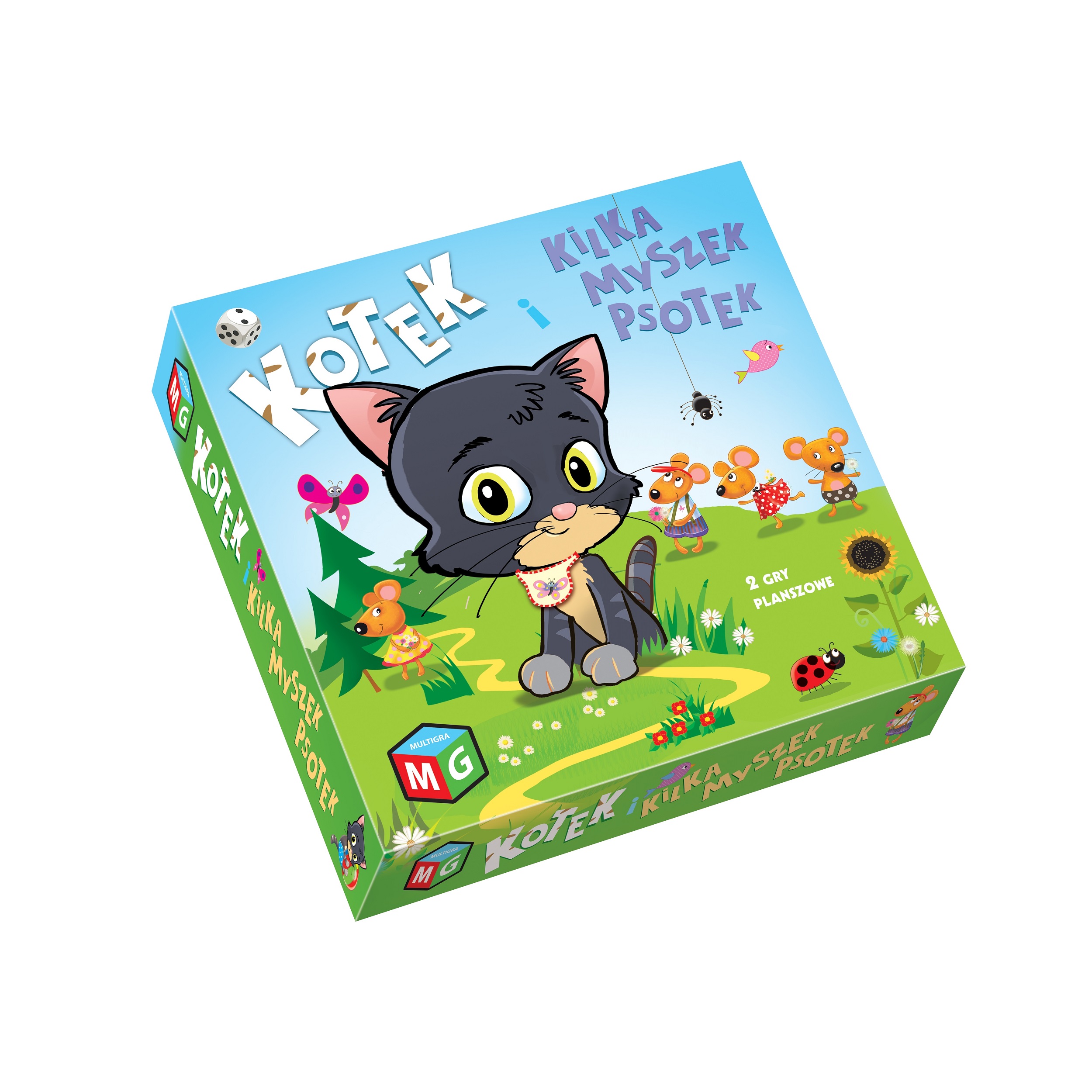 Gra planszowa Kotek i kilka myszek psotek