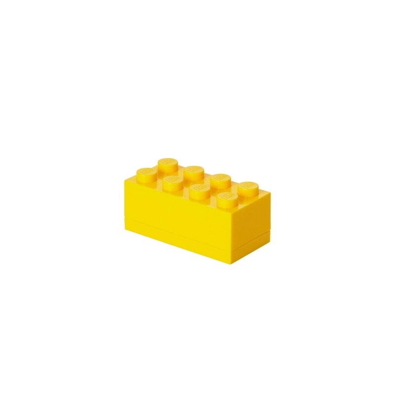 Minipudełko klocek LEGO® 8 (Żółty)