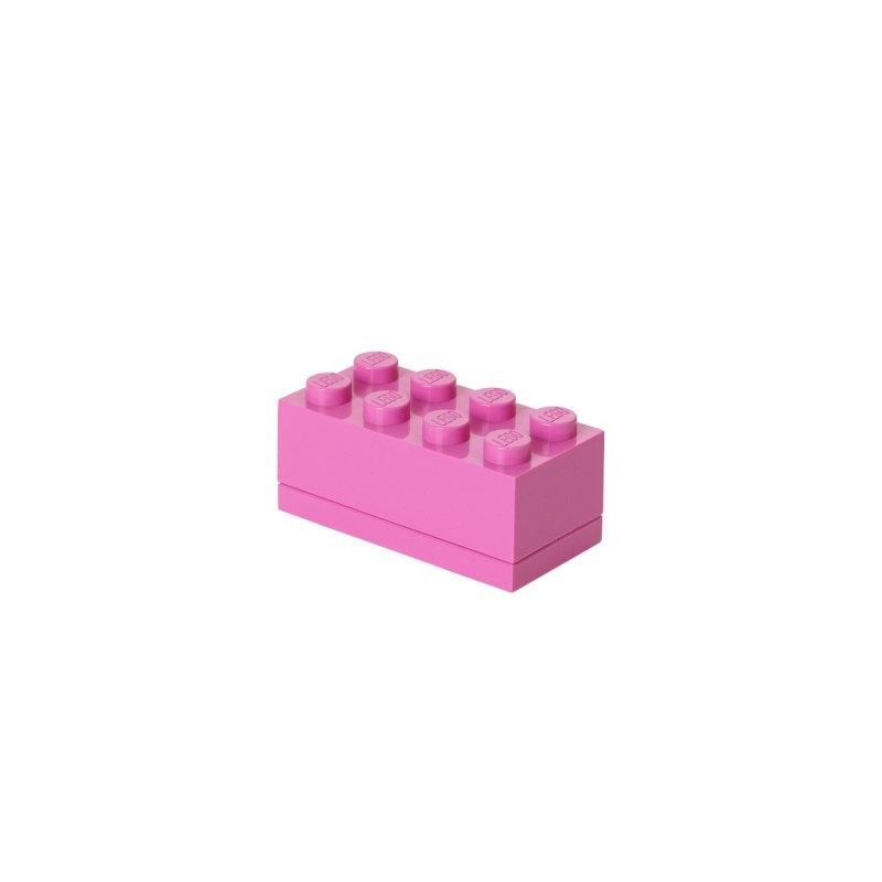 Minipudełko klocek LEGO® 8 (Różowy)