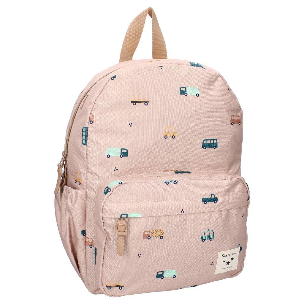 Plecak dla dzieci A4 L Sweet Cars brown KIDZROOM