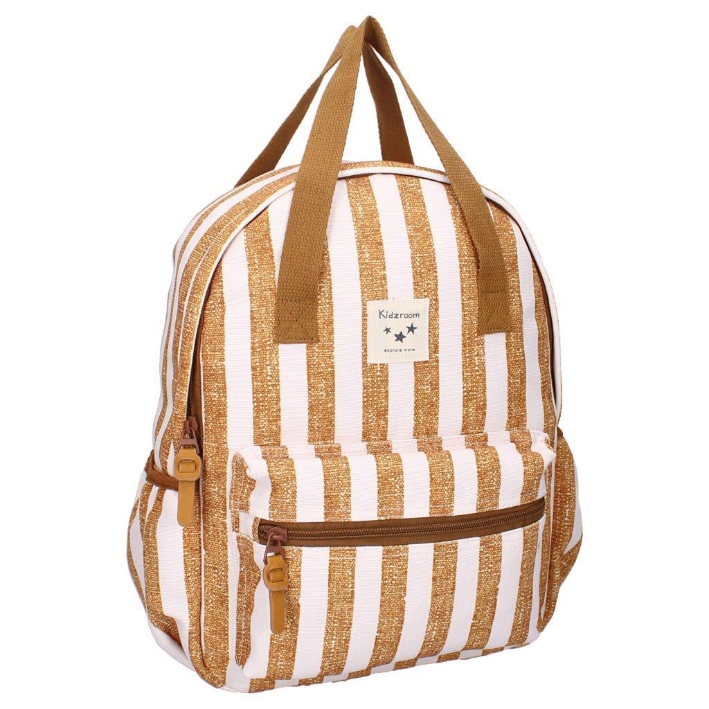 Plecak dla dzieci A4 L Stripe Frenzy Brown KIDZROOM - obrazek 3