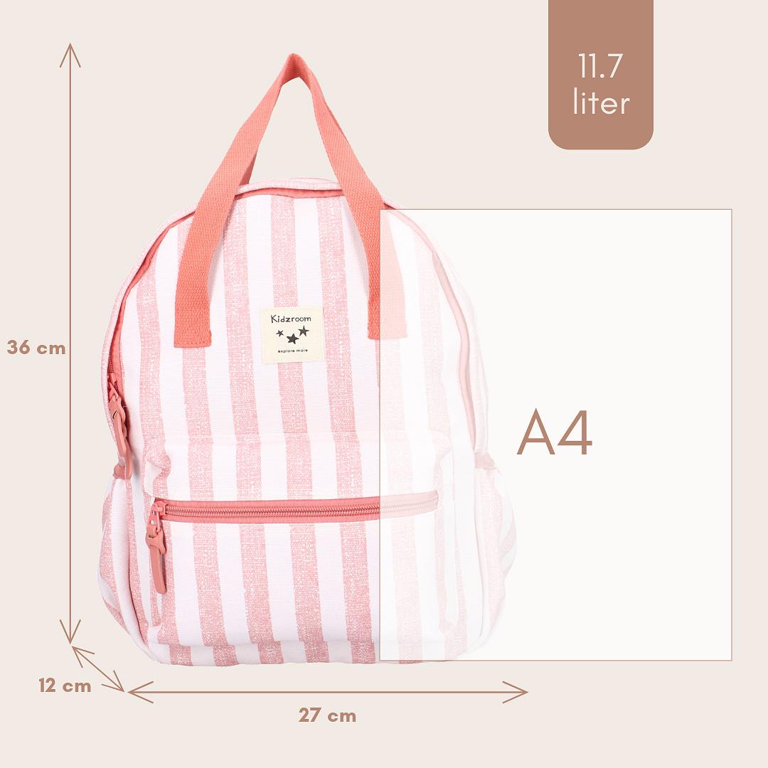 Plecak dla dzieci A4 L Stripe Frenzy Pink KIDZROOM - obrazek 2