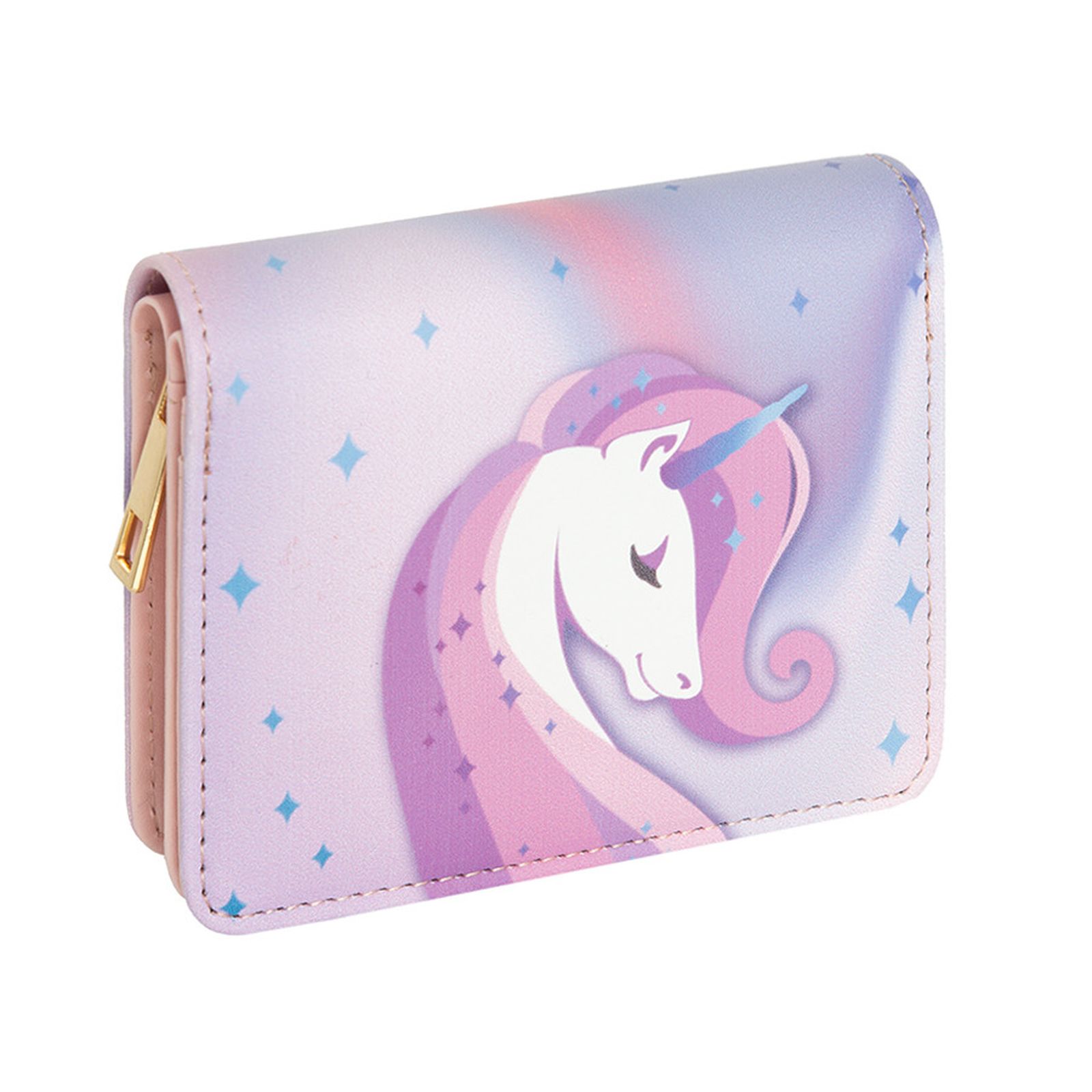 Kayokki, portfel, Jednorożec, fioletowy