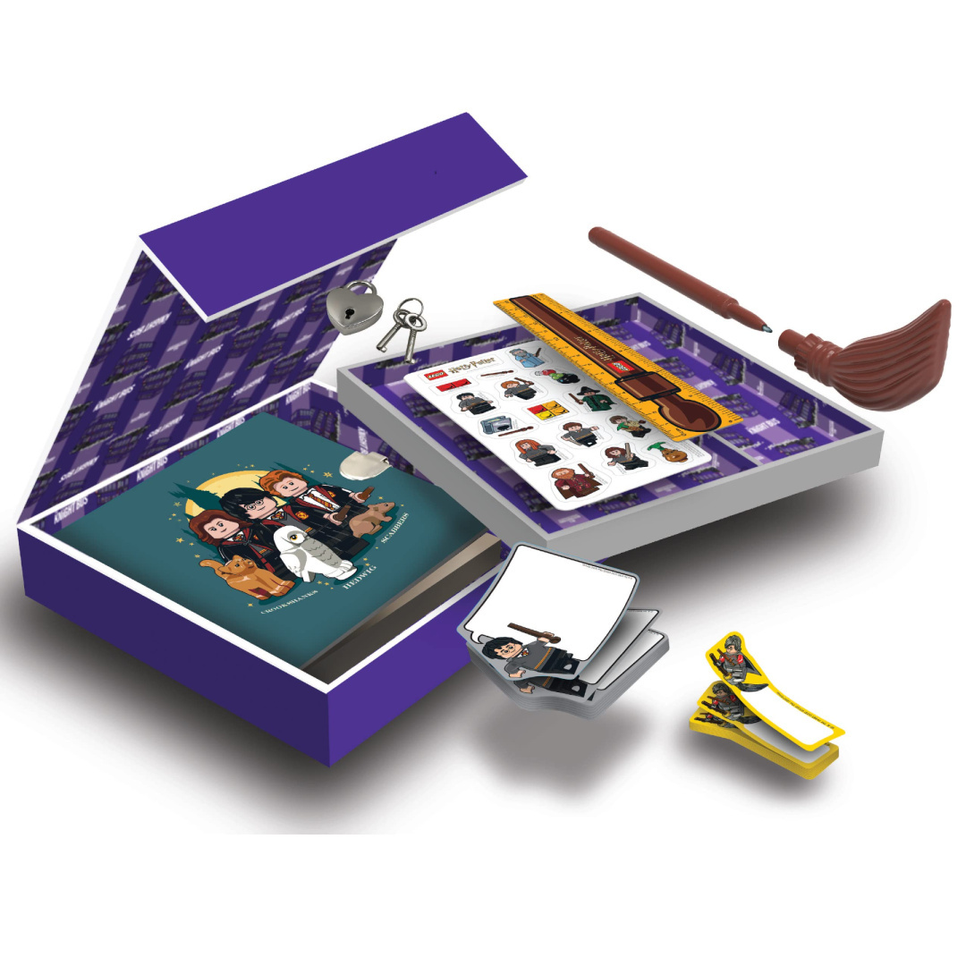 Harry Potter™ Zestaw piśmienniczy – Pamiętnik LEGO®