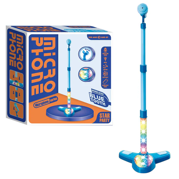 Mikrofon z funkcją bluetooth niebieski Askato