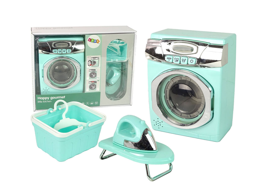 Zestaw Miętowa pralka z akcesoriami Lean