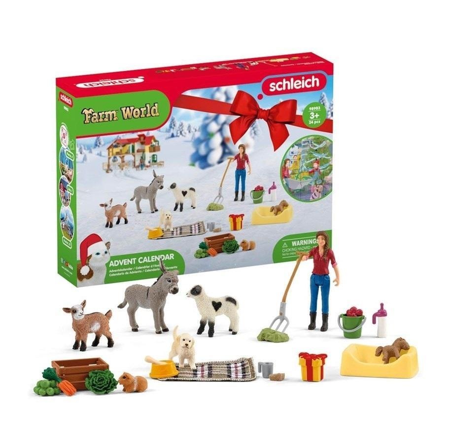 Kalendarz adwentowy 23' Farm World Schleich