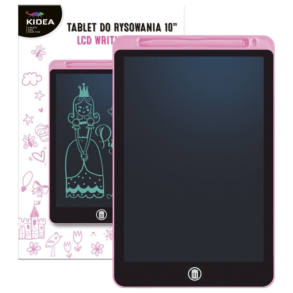 Tablet do rysowania różowy Kidea