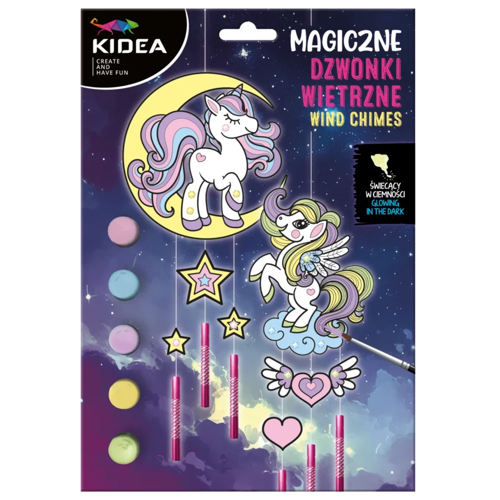 Magiczne  dzwonki wietrzne Jednorożec | Kidea