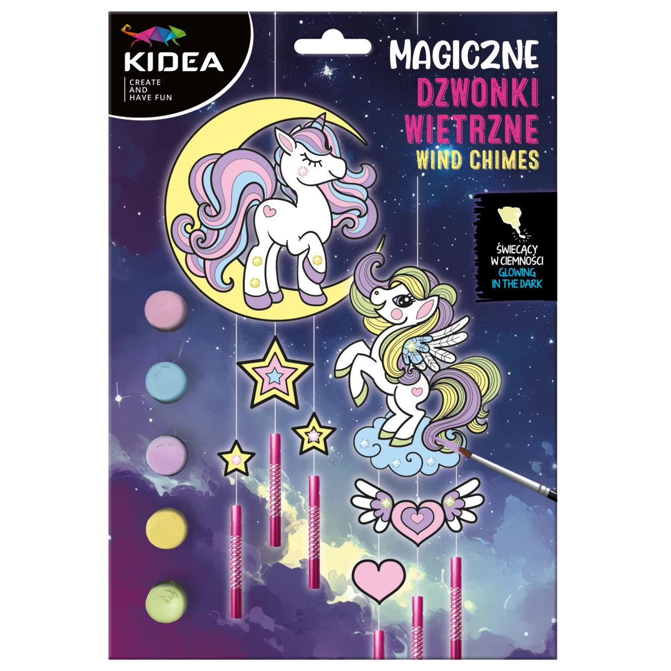 Magiczne  dzwonki wietrzne Jednorożec | Kidea