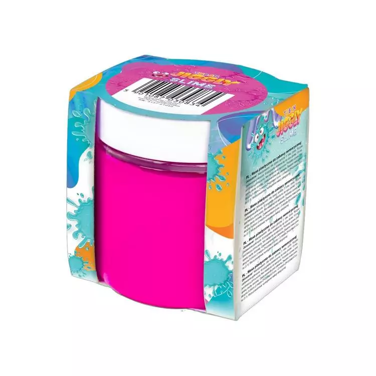 Jiggly slime perłowy różowy 100g | Tuban