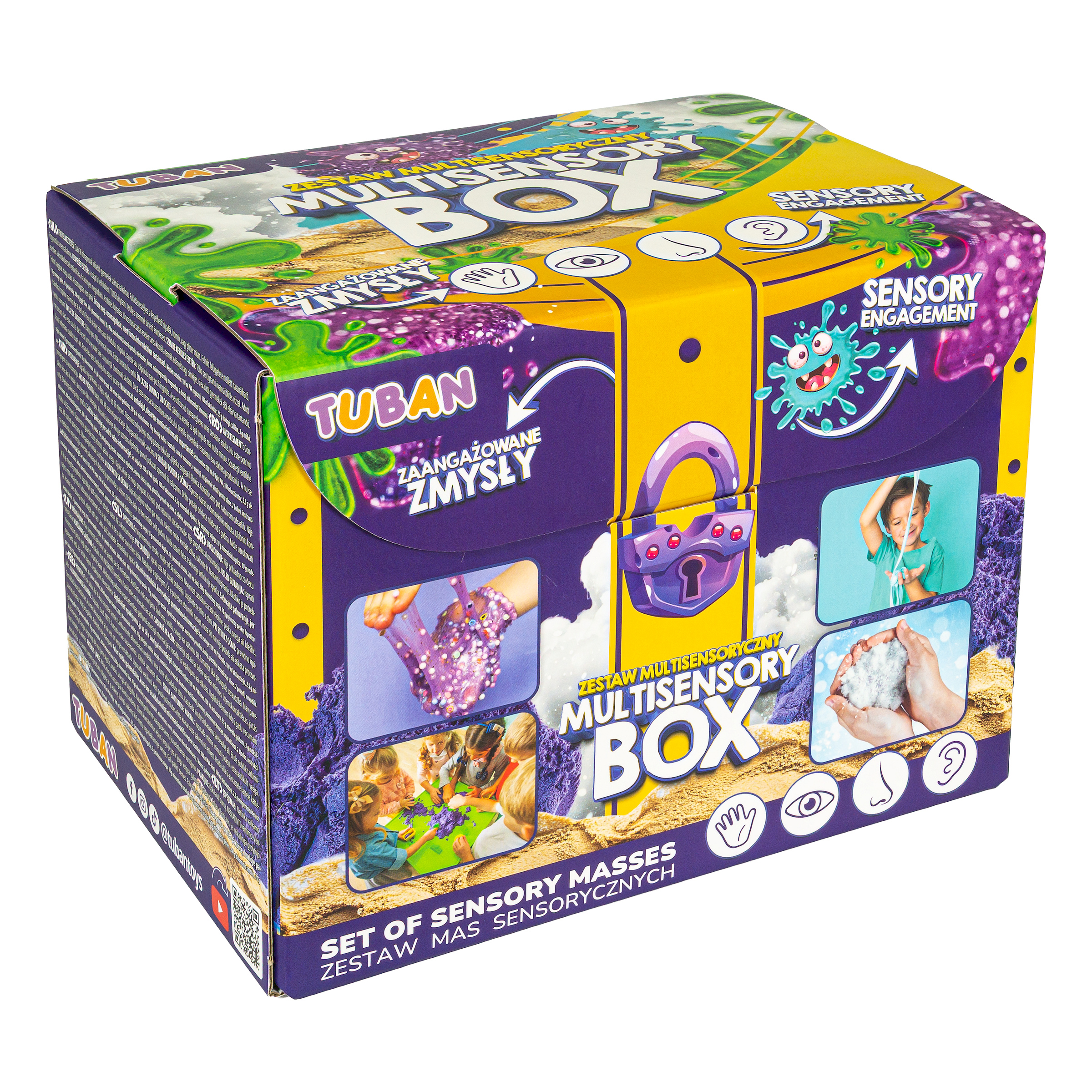 Zestaw mas do zabaw sensorycznych - Multisensory Box Tuban