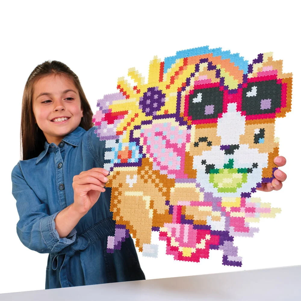 Jixelz Pixelki Puzzle Domowe Pupilki. 1750 elementów Fat Brain Toy - obrazek 2