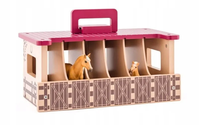 Drewniana stajnia na 6 stanowisk Palomino Faunica