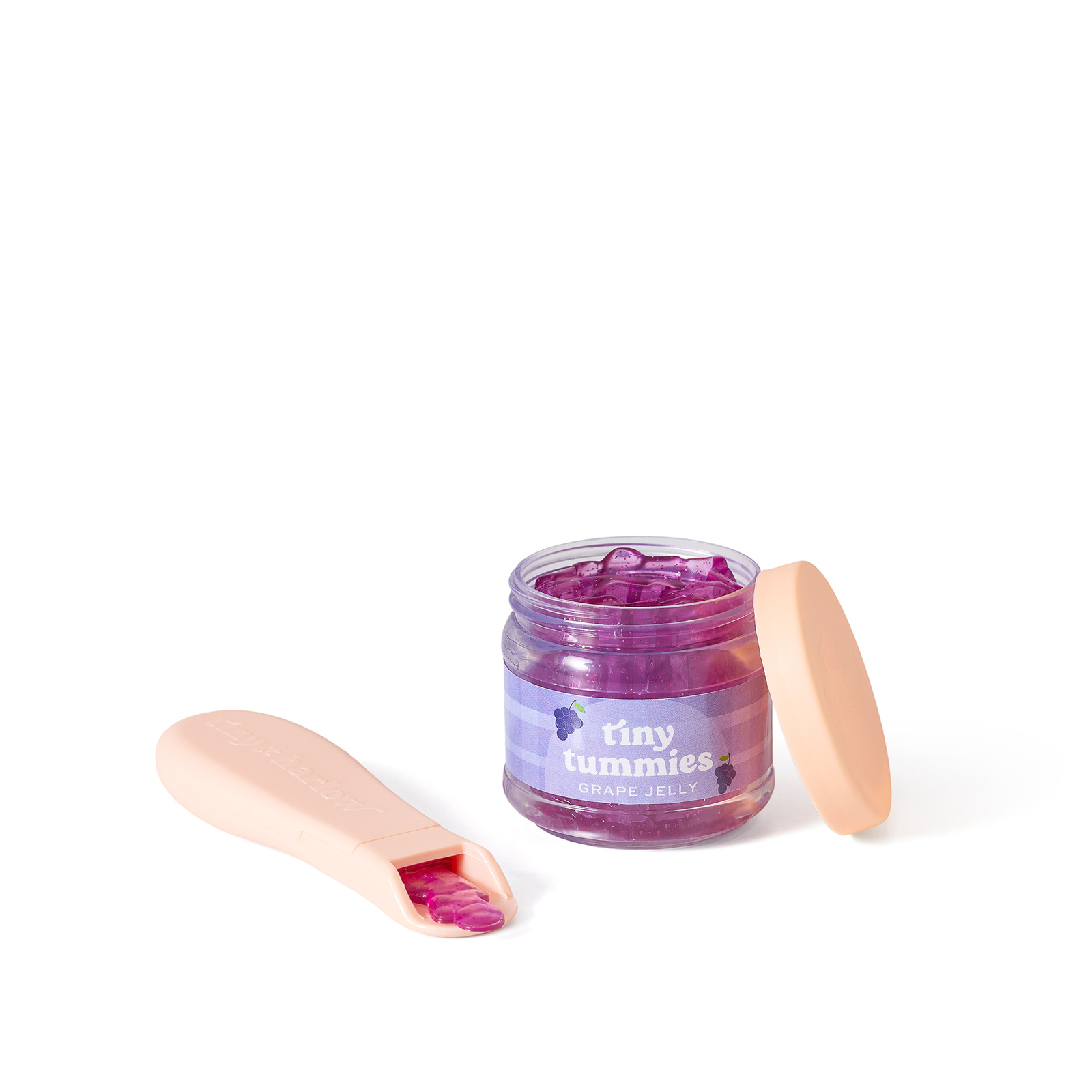 Tiny Harlow Zestaw Tiny Tummies Słoiczek i Łyżeczka, Winogrono - obrazek 3